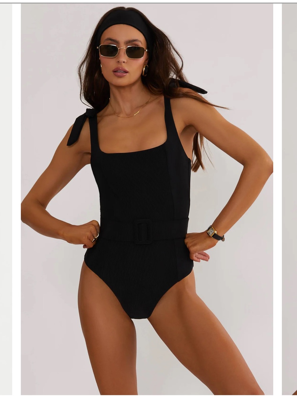 NWT BEACH RIOT Sydney One Piece Black